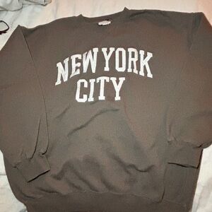 Brandy Melville Charcoal New York City Sweatshirt